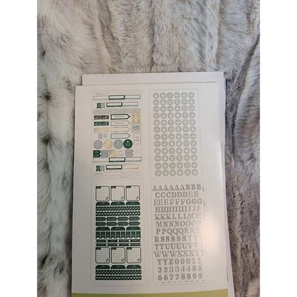 Sticker Book With 6 Sheets For Organization & Planning - 8.5" X 4.75" - Picture 4 of 4